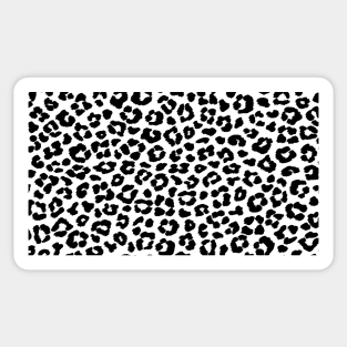 Feline Skin Spots Lover Gift Cheetah Black and White Sticker